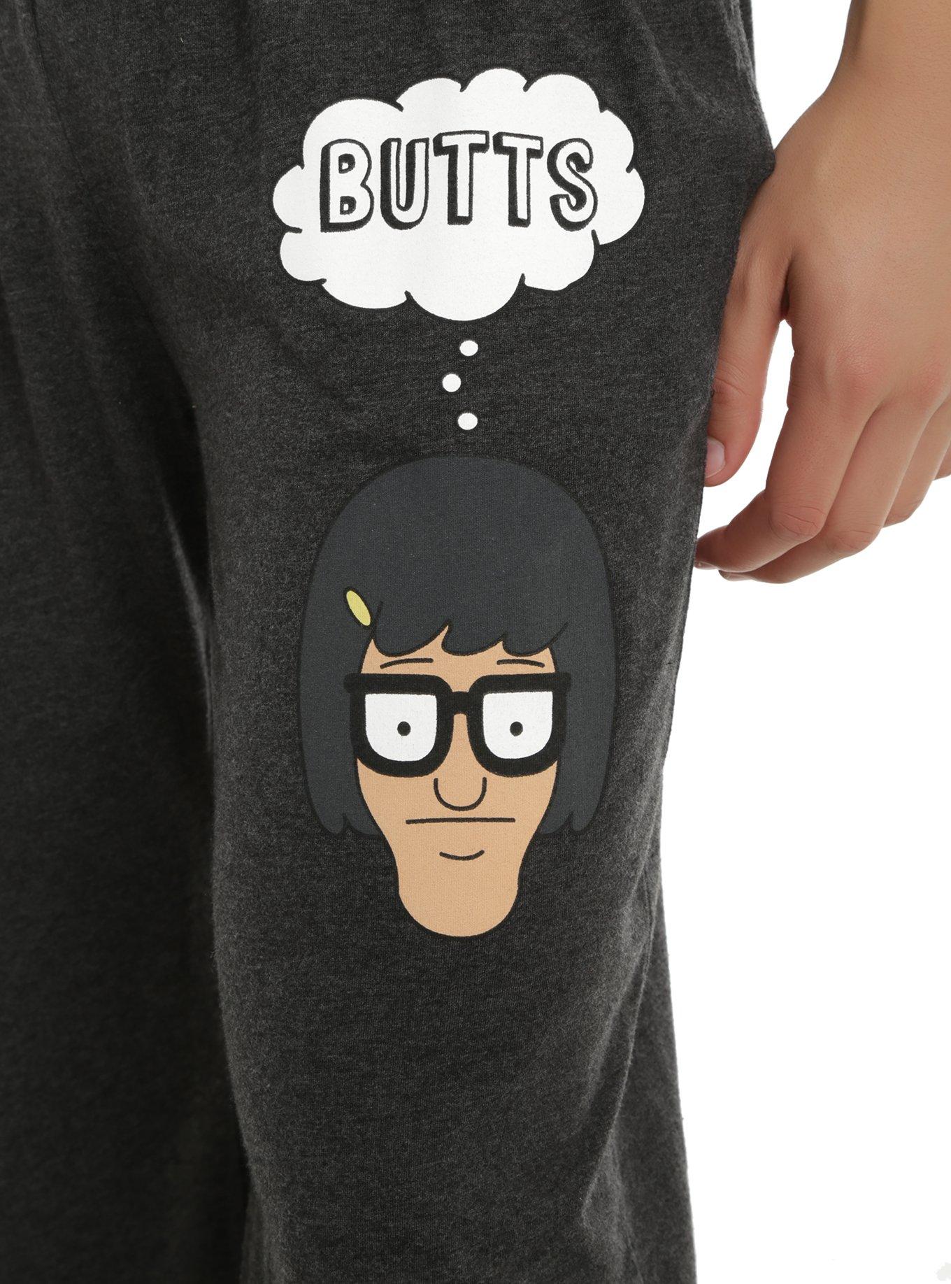 Bob's Burgers Tina Butts Guys Pajama Pants, , alternate