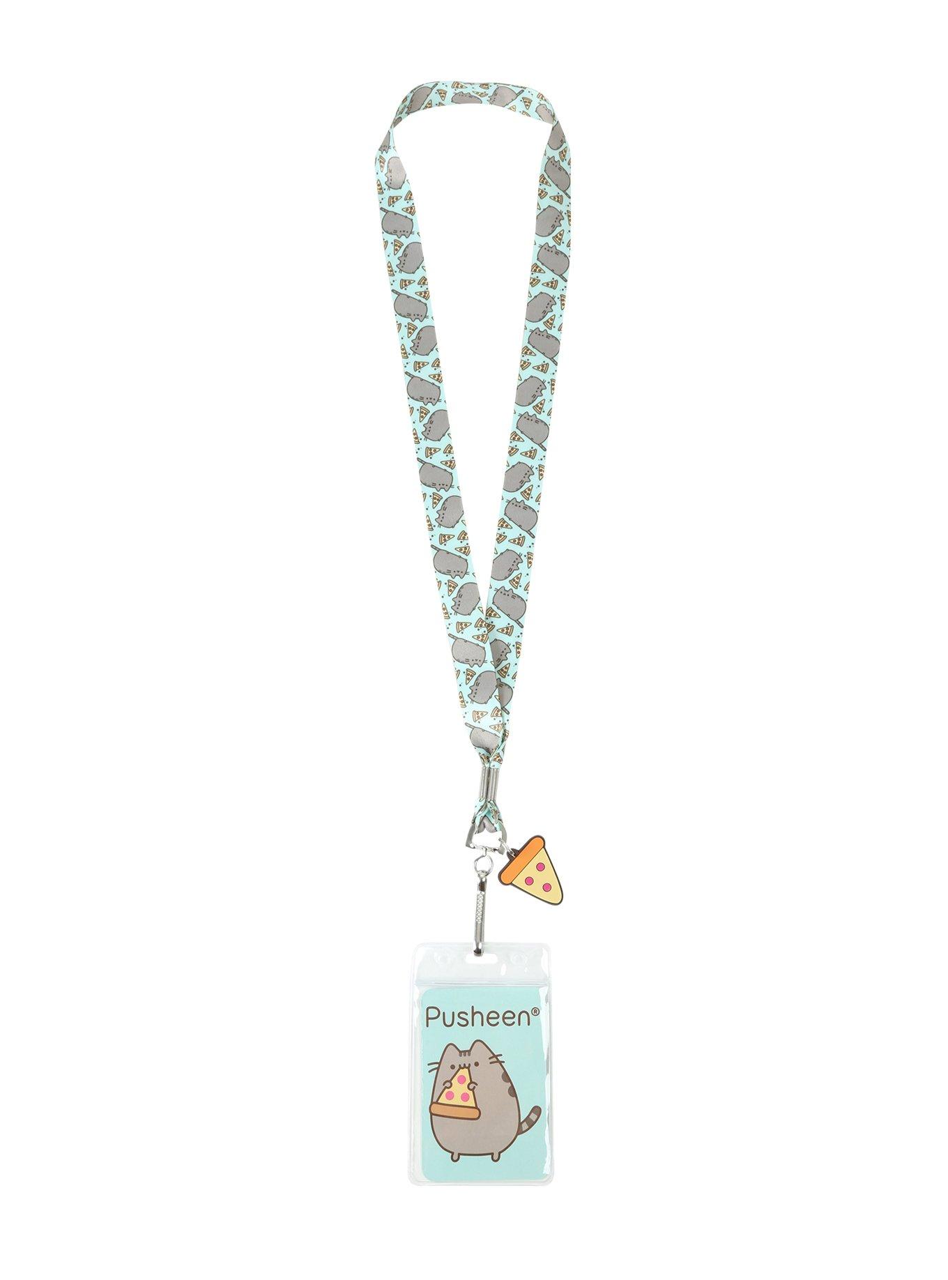 Pusheen Pizza Lanyard, , alternate