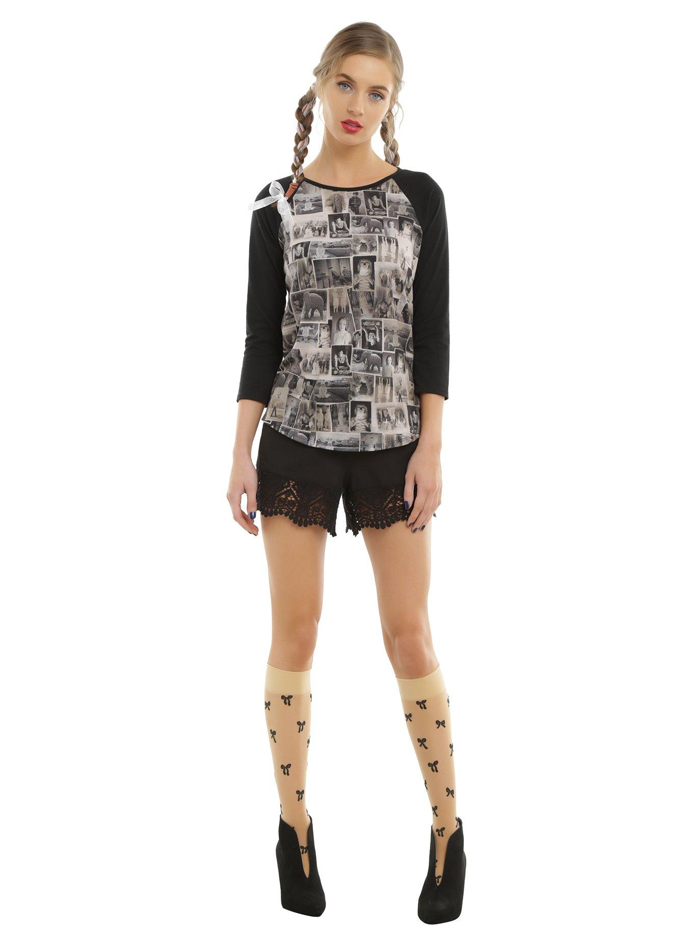 Miss Peregrine's Home For Peculiar Children Photo Girls Raglan, , alternate