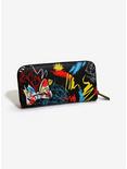 Loungefly Disney Minnie Mouse Scribble Art Wallet, , alternate