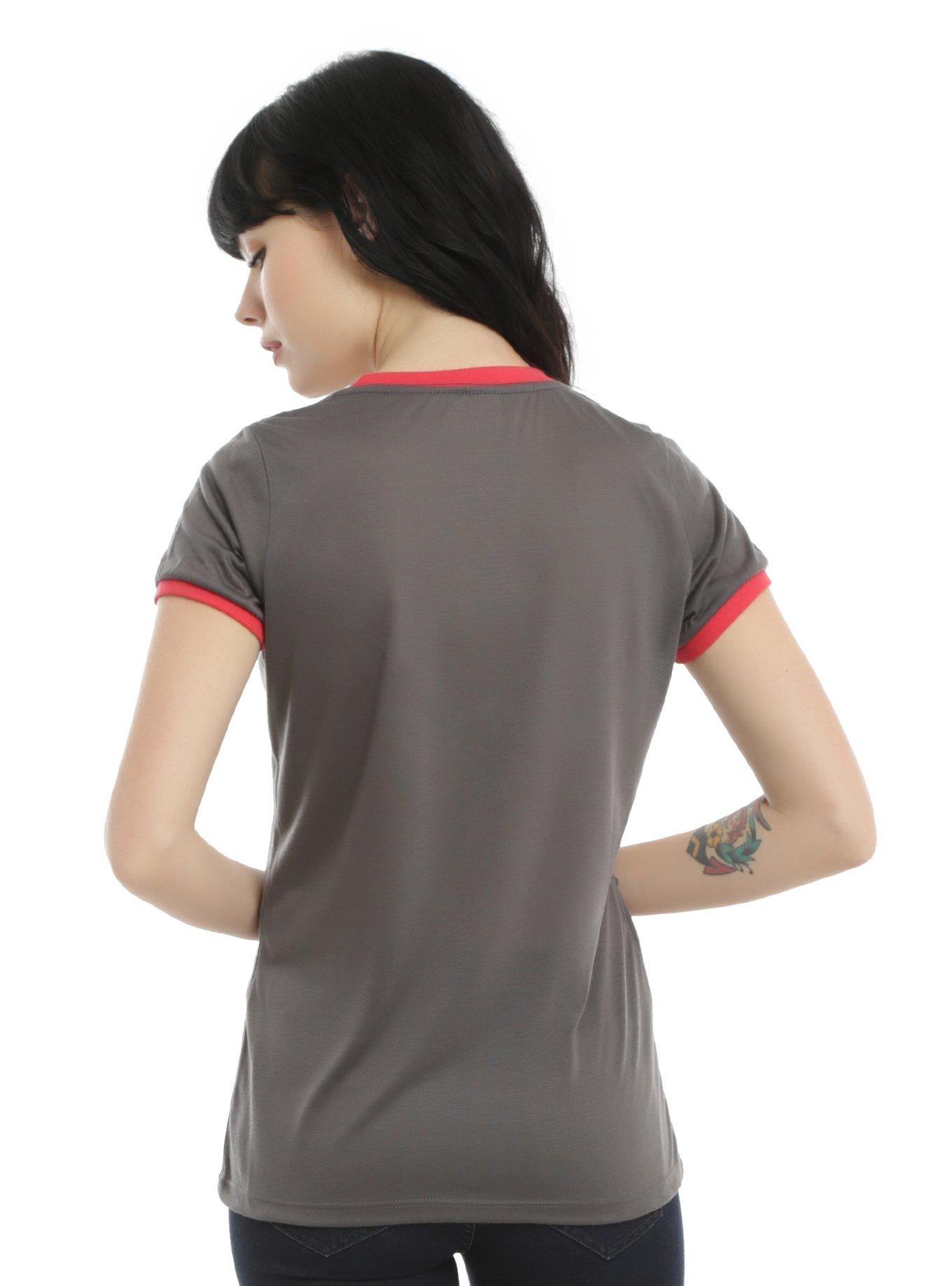 World Of Warcraft Horde Girls Ringer T-Shirt, , alternate