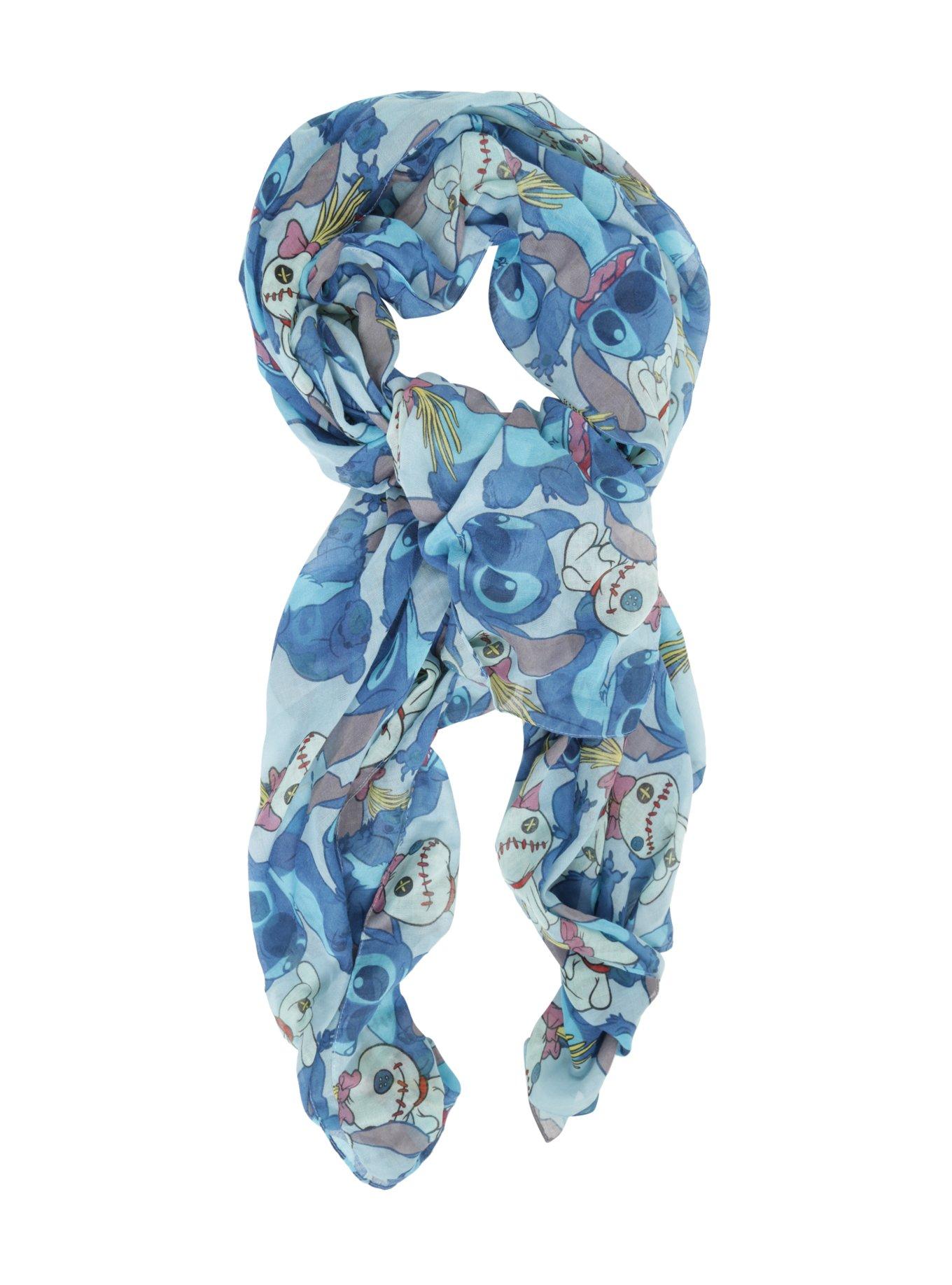 Disney Lilo & Stitch Tossed Stitch & Scrump Oblong Scarf, , alternate