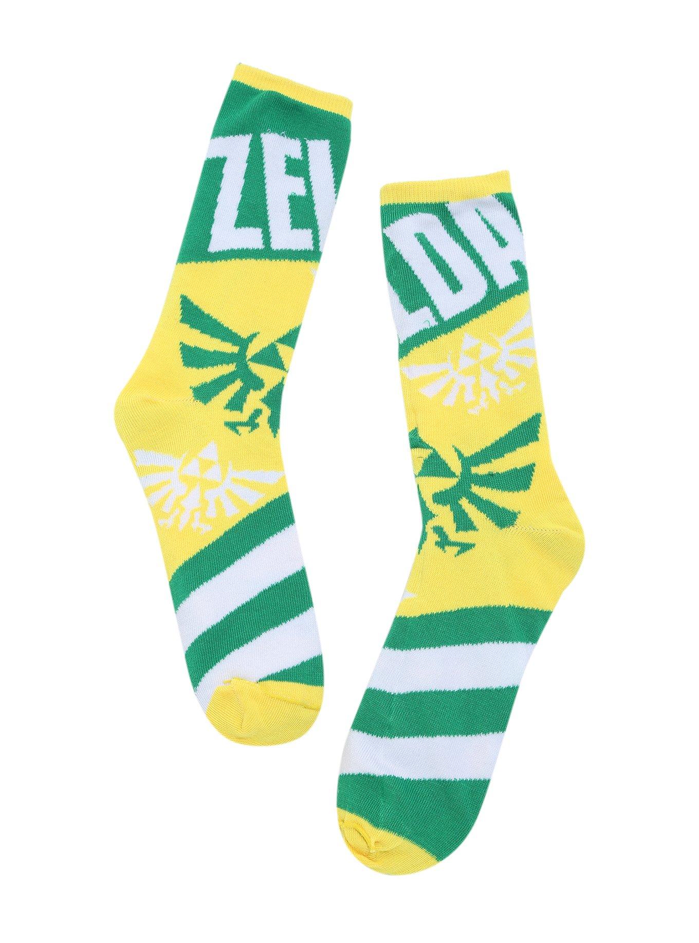 The Legend Of Zelda Reversible Crew Socks, , alternate