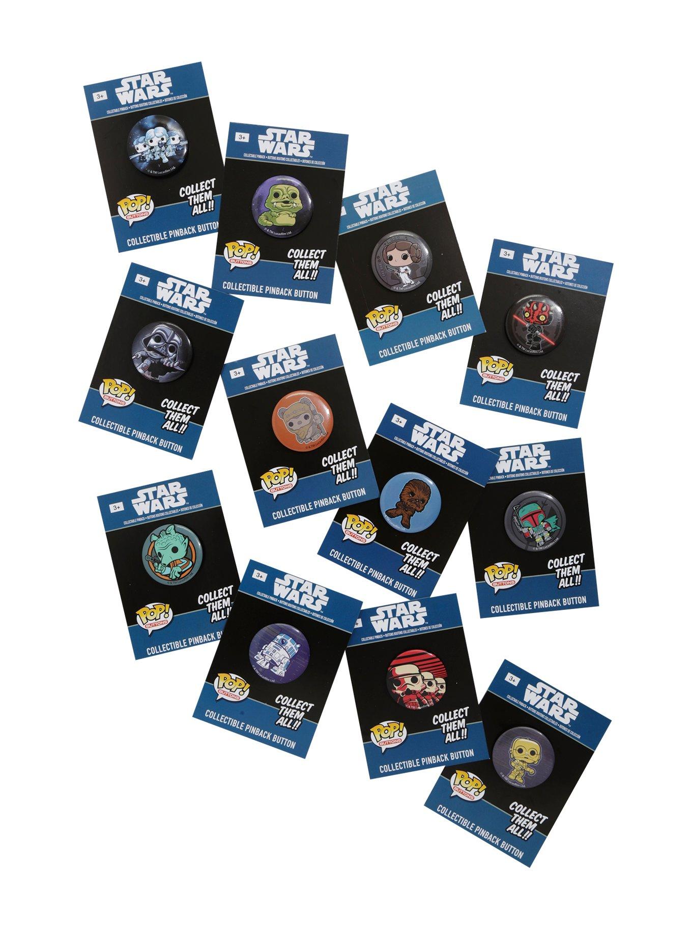 Funko Star Wars Pop! Buttons Blind Pin, , alternate