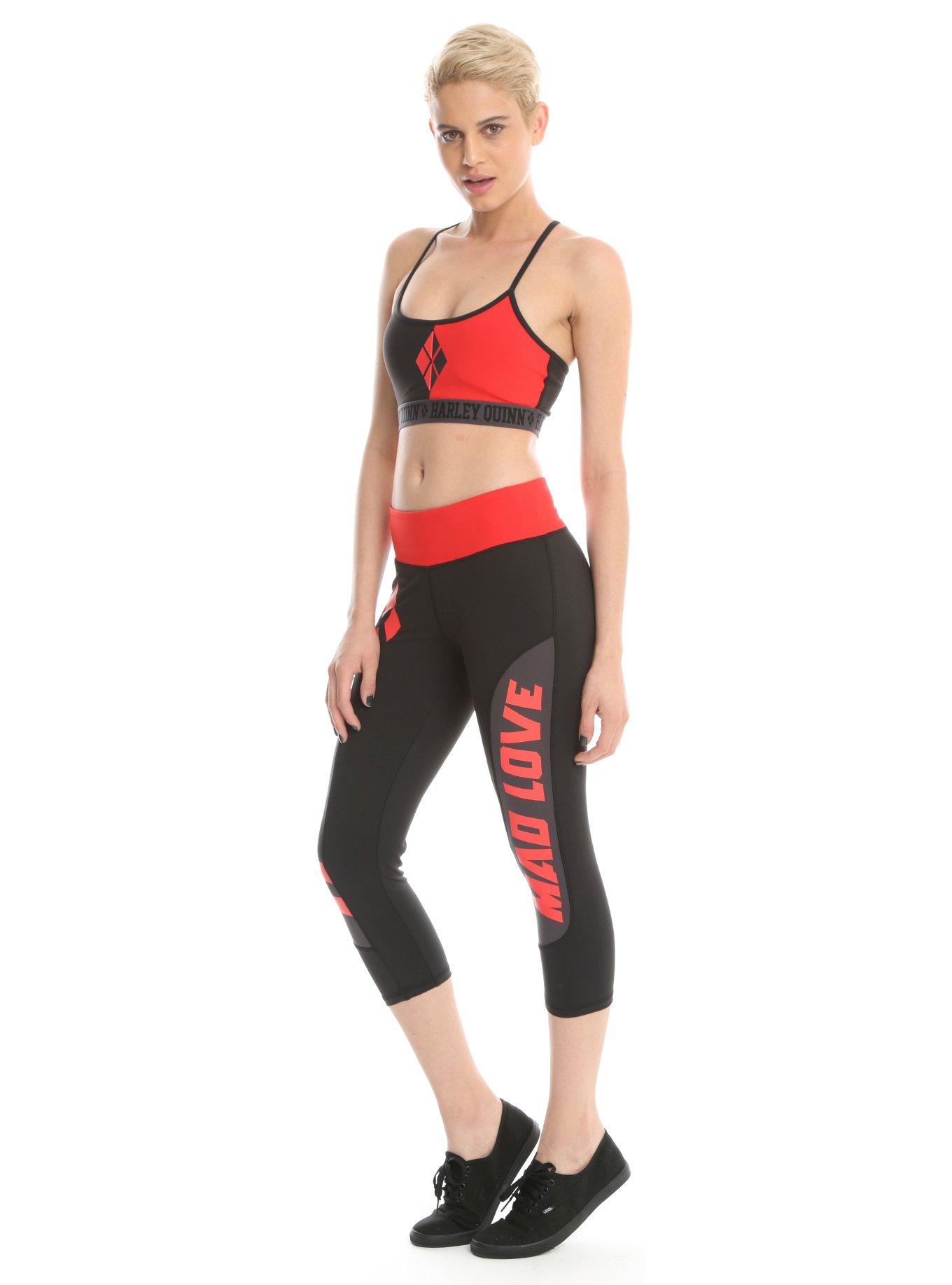 DC Comics Harley Quinn Low-Impact Sports Bra, , alternate