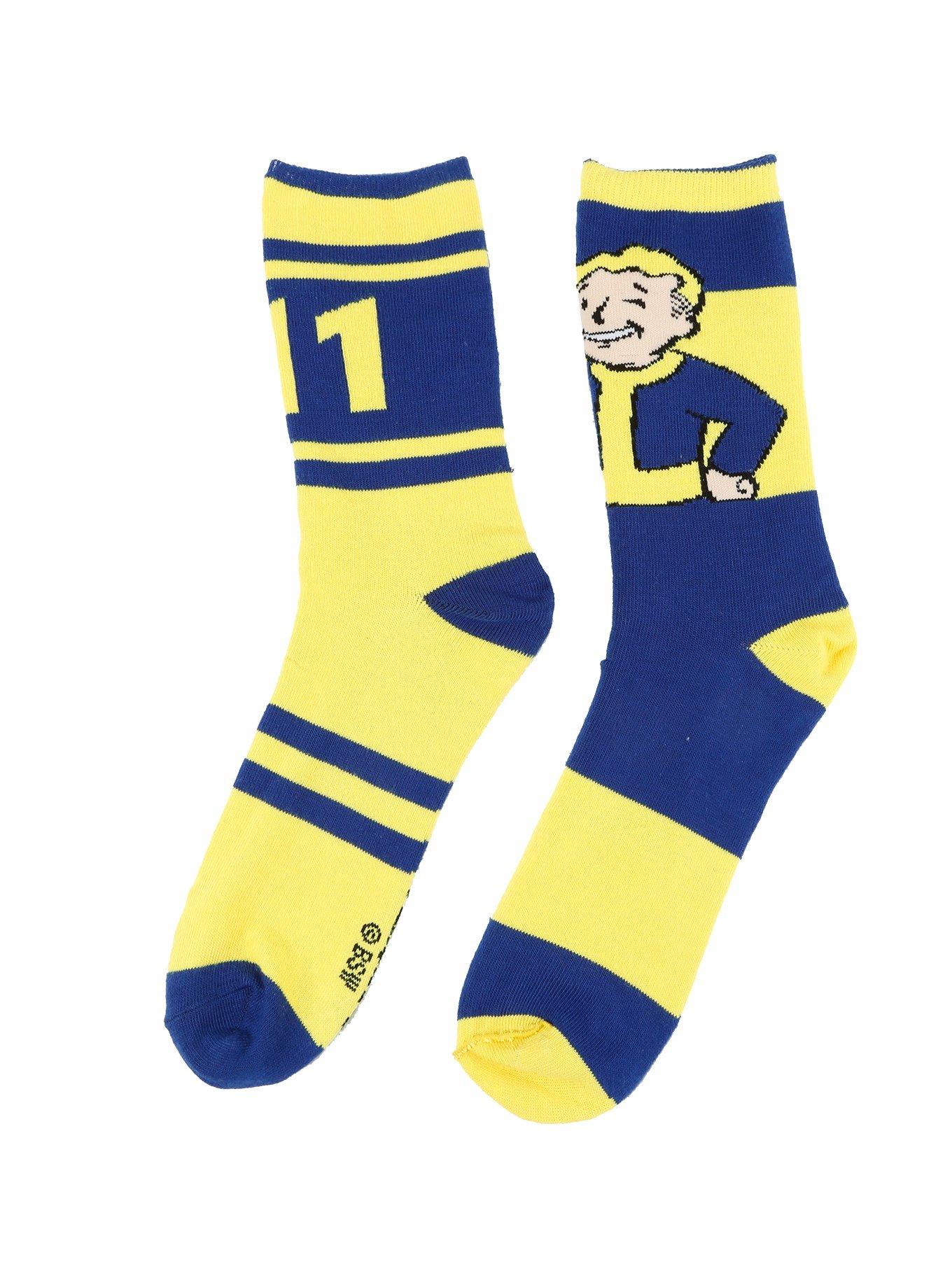 Fallout 4 Vault Boy Reversible Crew Socks, , alternate