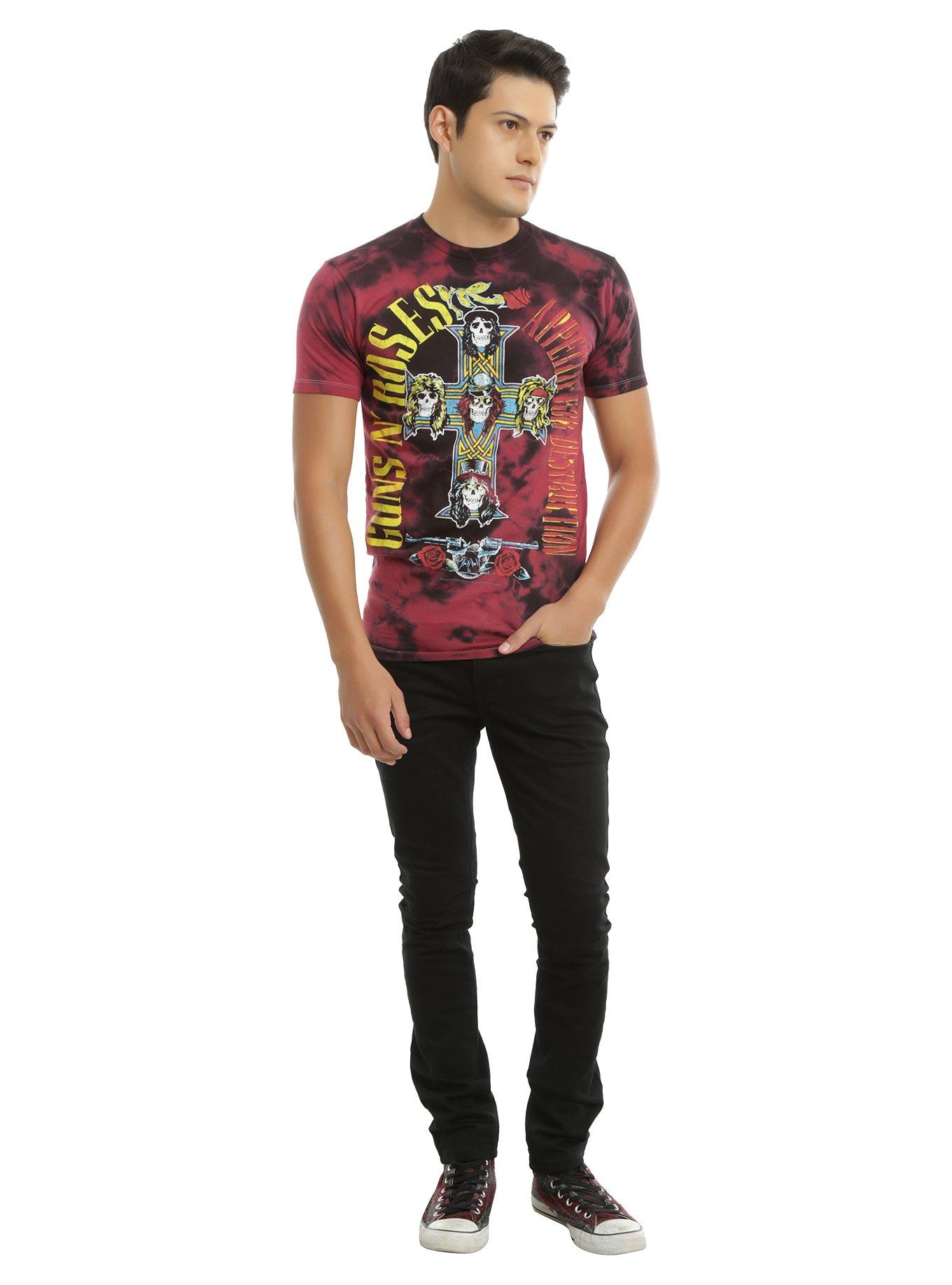 Guns N' Roses Appetite For Destruction Tie Dye T-Shirt, , alternate