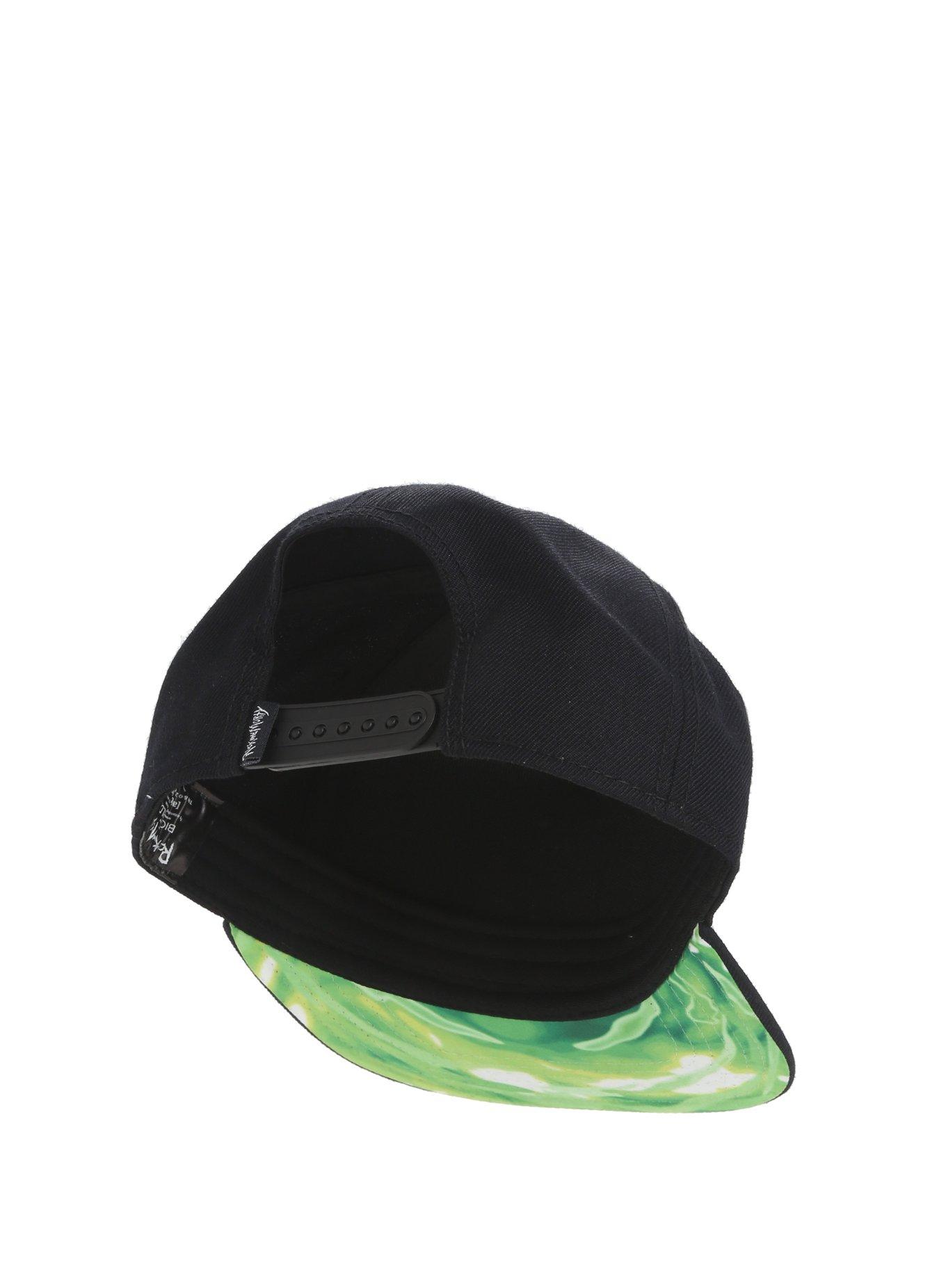 Rick And Morty Open Your Eyes Snapback Hat, , alternate
