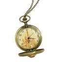 Disney Beauty And The Beast Enchanted Rose Pocket Watch Necklace, , alternate