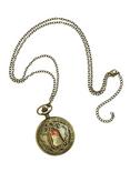 Disney Beauty And The Beast Enchanted Rose Pocket Watch Necklace, , alternate