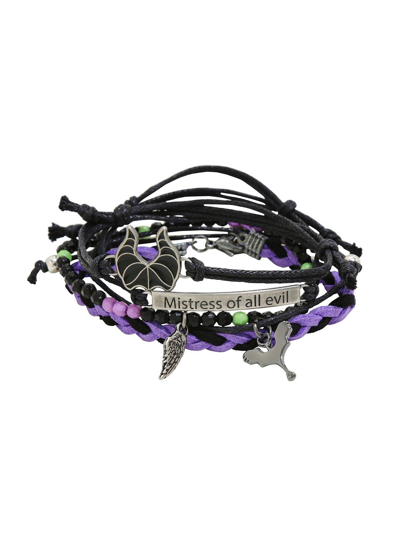 Disney Sleeping Beauty Maleficent Bracelet Set, , alternate