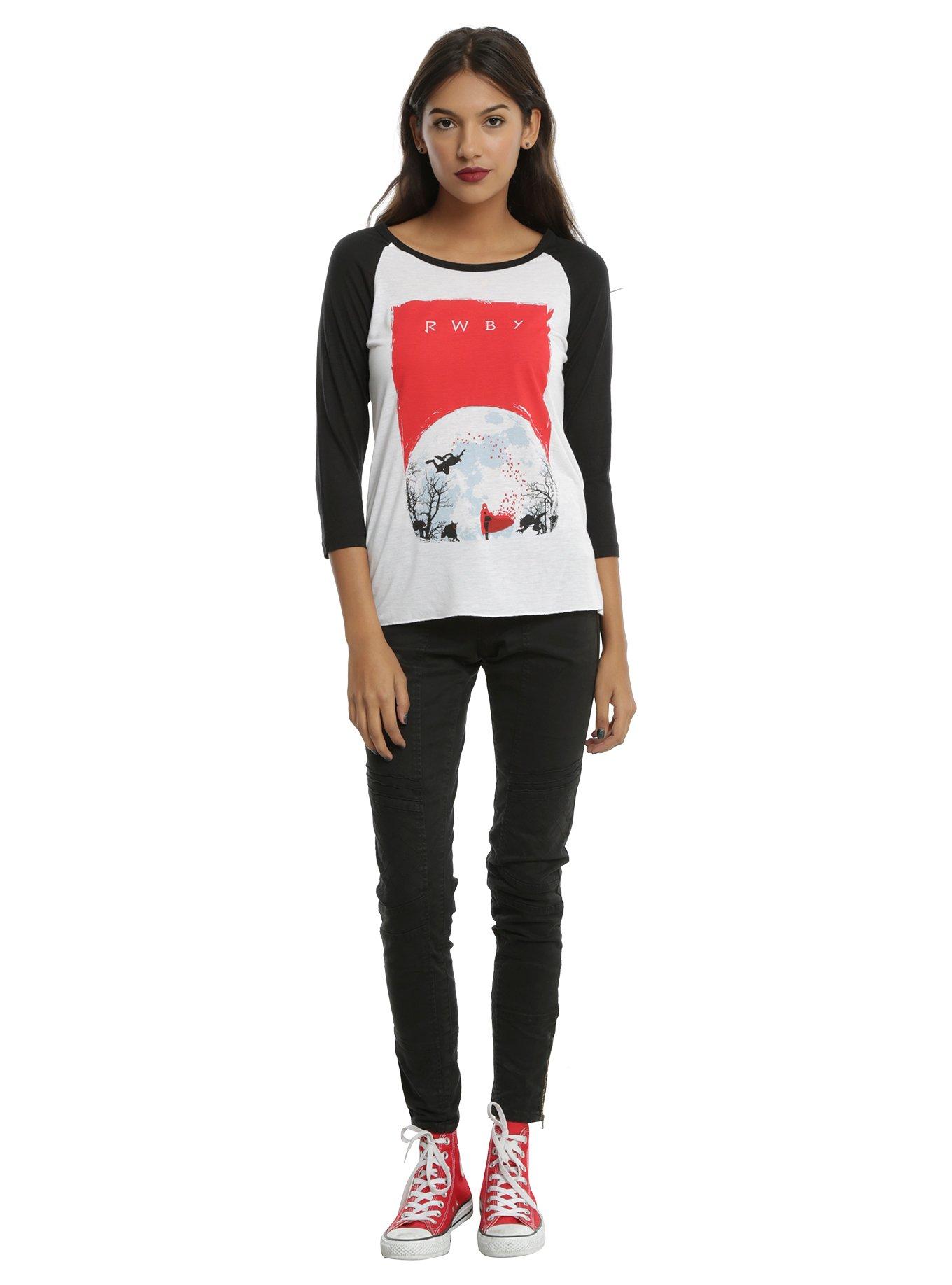 RWBY Beowolf Moon Girls Raglan, , alternate