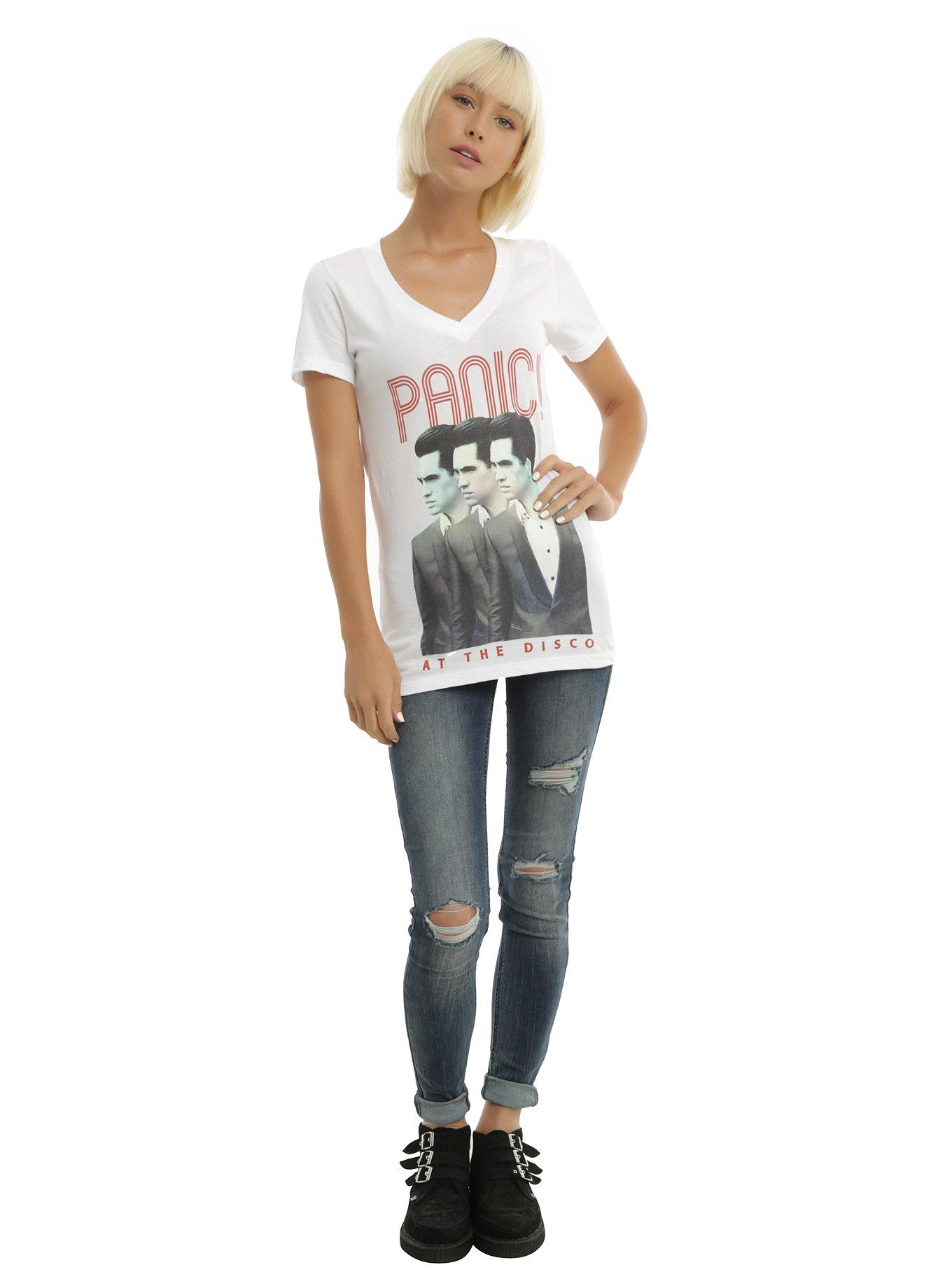 Panic! At The Disco Triple Brendon Girls T-Shirt, , alternate