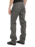 KDNK Charcoal Grey 34" Inseam Straight Leg Jeans, , alternate