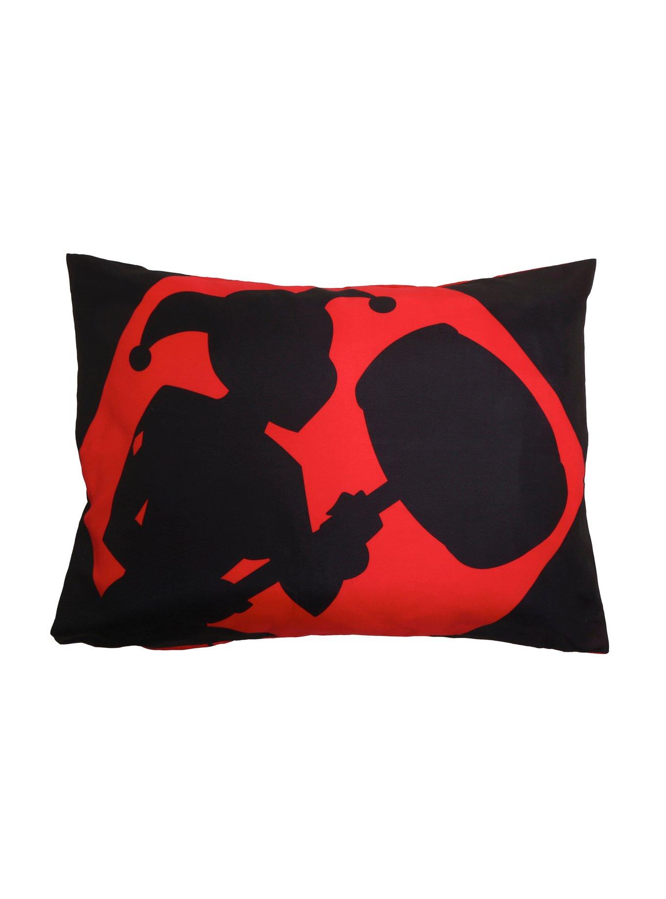 DC Comics Harley Quinn Silhouette Pillowcase 2 Pack, , alternate