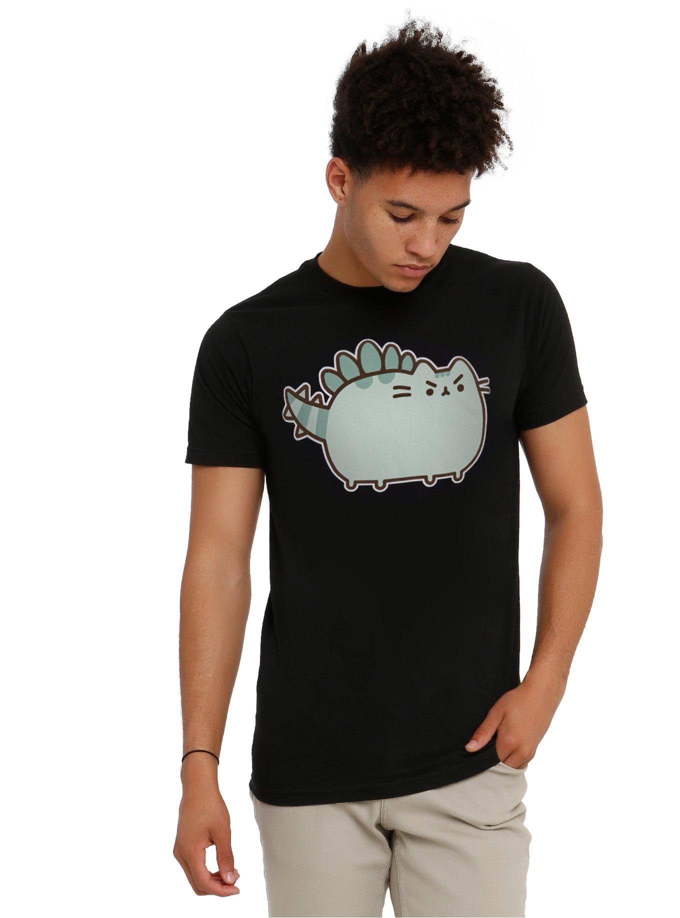 Pusheen Pusheenosaurus T-Shirt, , alternate