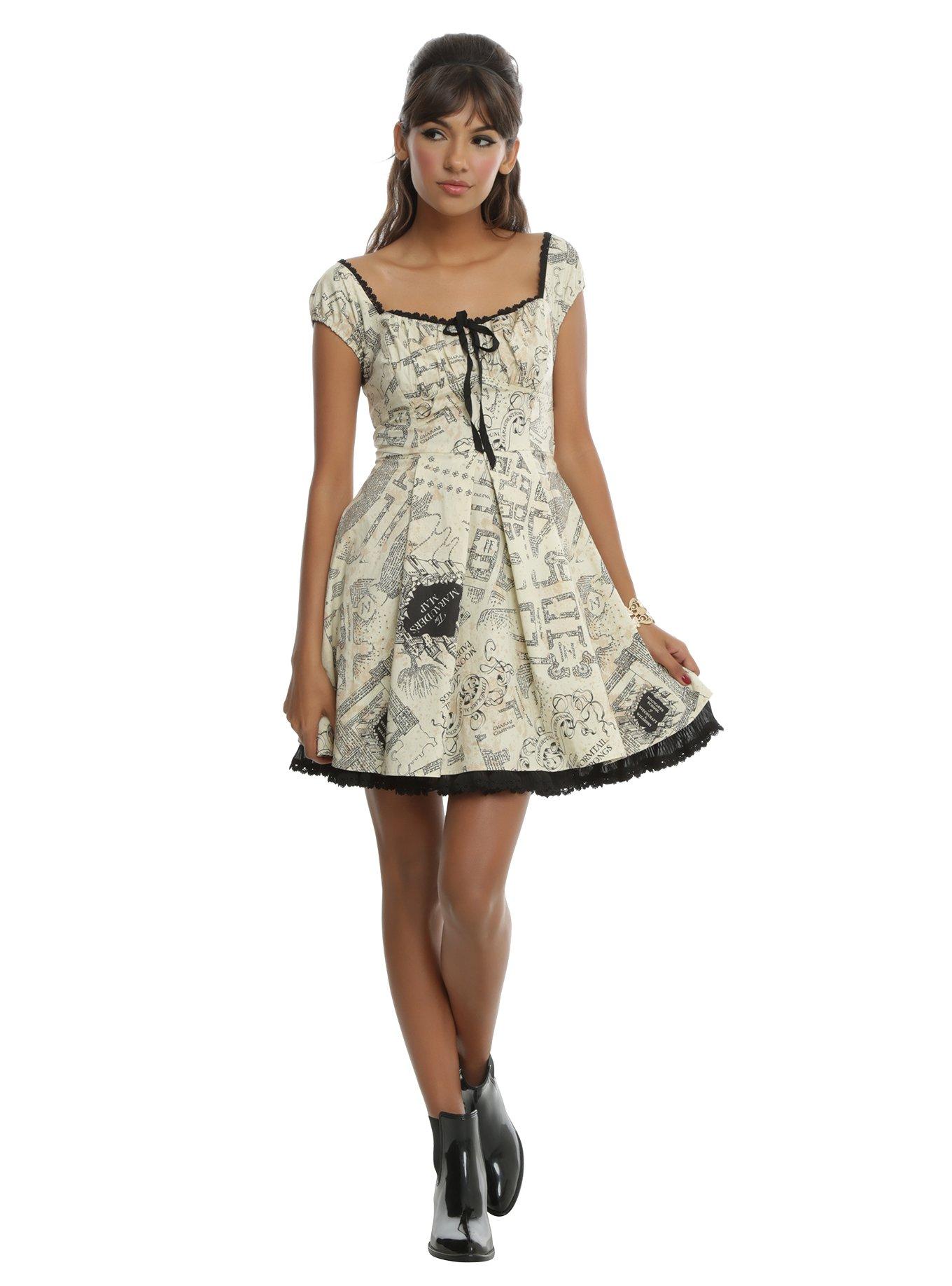 Harry Potter Marauder's Map Dress, , alternate