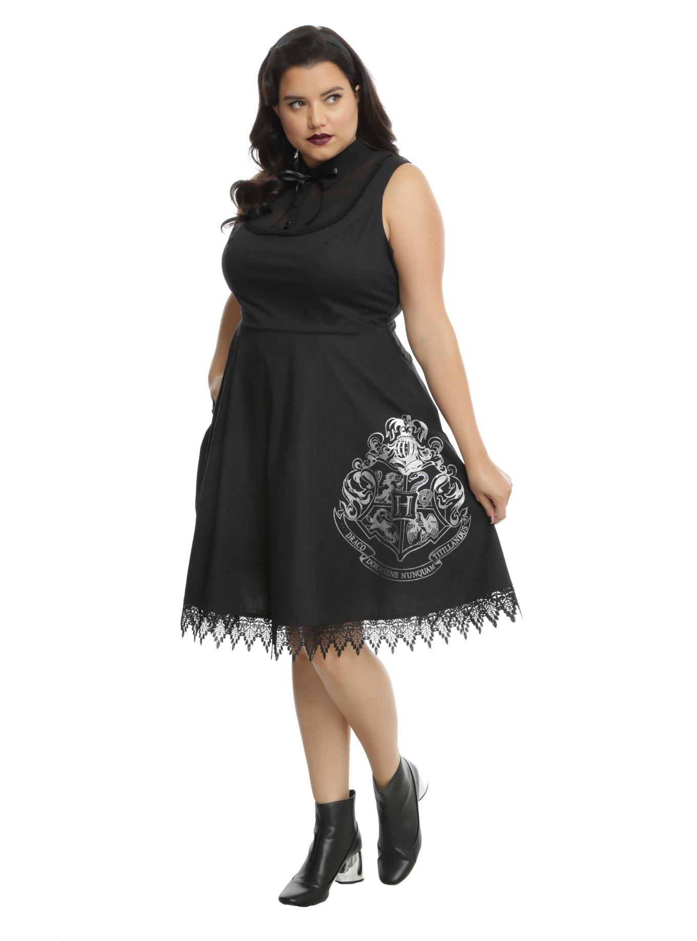 Harry Potter Hogwarts Collar Dress Plus Size, , alternate