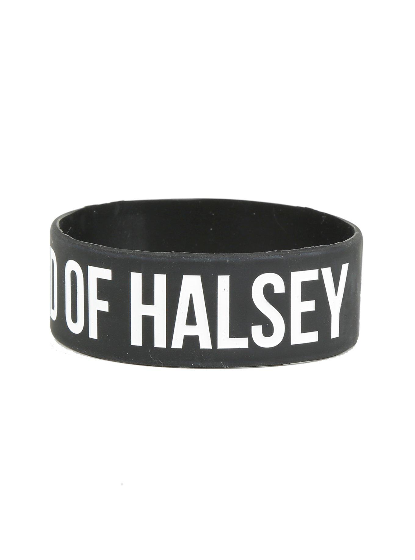 Never Heard Of Halsey Rubber Bracelet, , alternate
