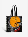 The Nightmare Before Christmas Jack And Sally Foil Reusable Tote, , alternate