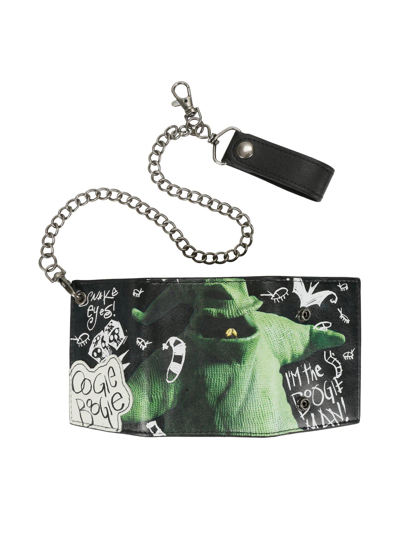 The Nightmare Before Christmas Oogie Boogie Tri-Fold Chain Wallet, , alternate