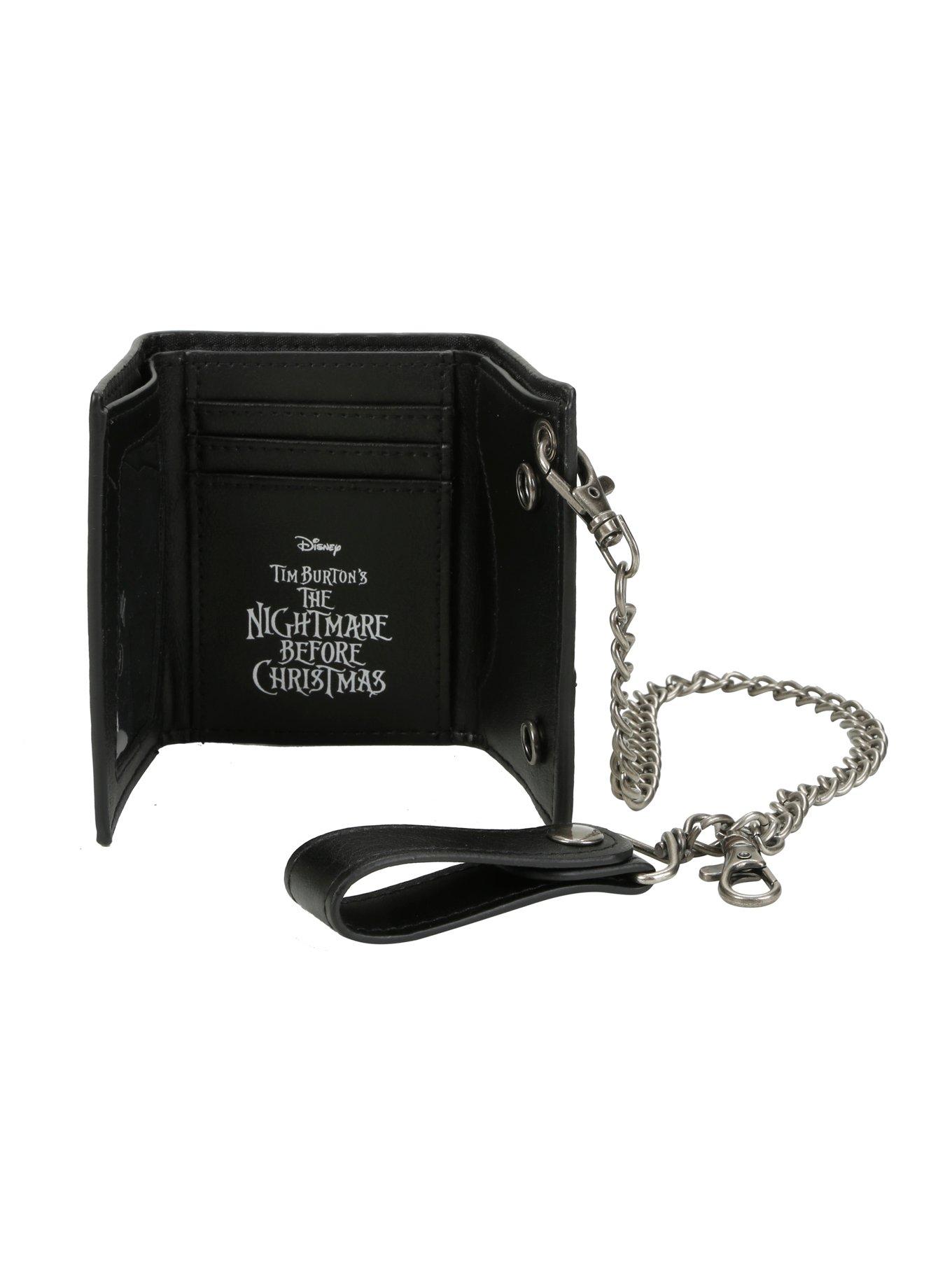 The Nightmare Before Christmas Oogie Boogie Tri-Fold Chain Wallet, , alternate