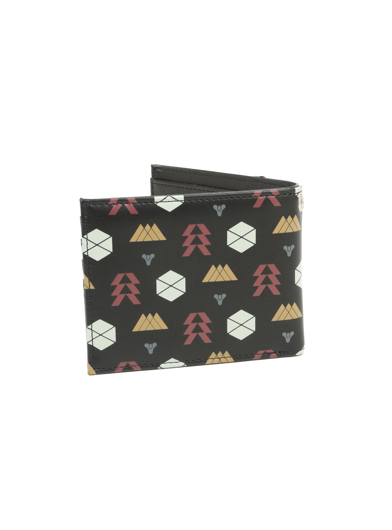 Destiny Logo Icons Bi-Fold Wallet, , alternate