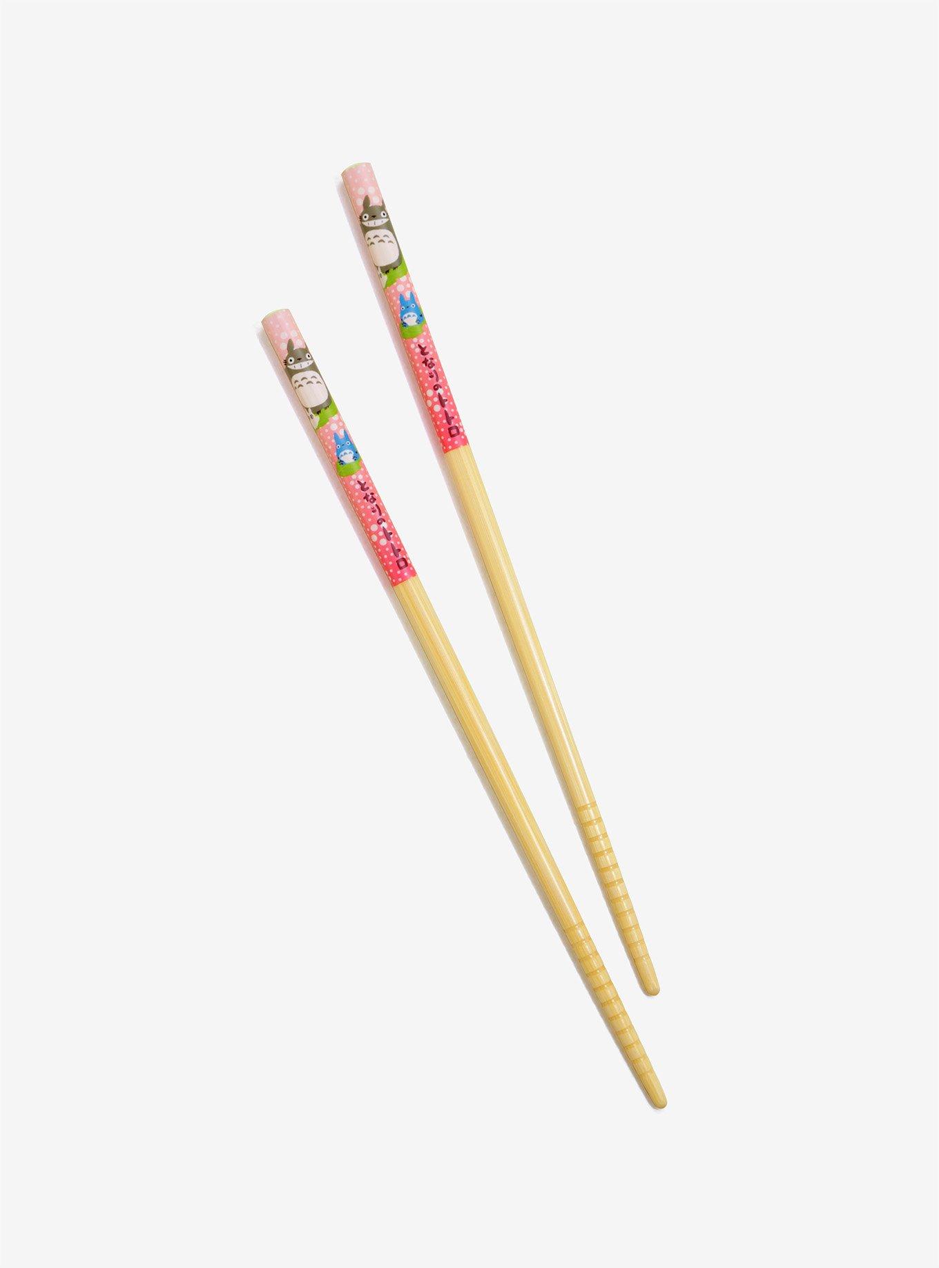Studio Ghibli My Neighbor Totoro Pink Bamboo Chopsticks, , alternate