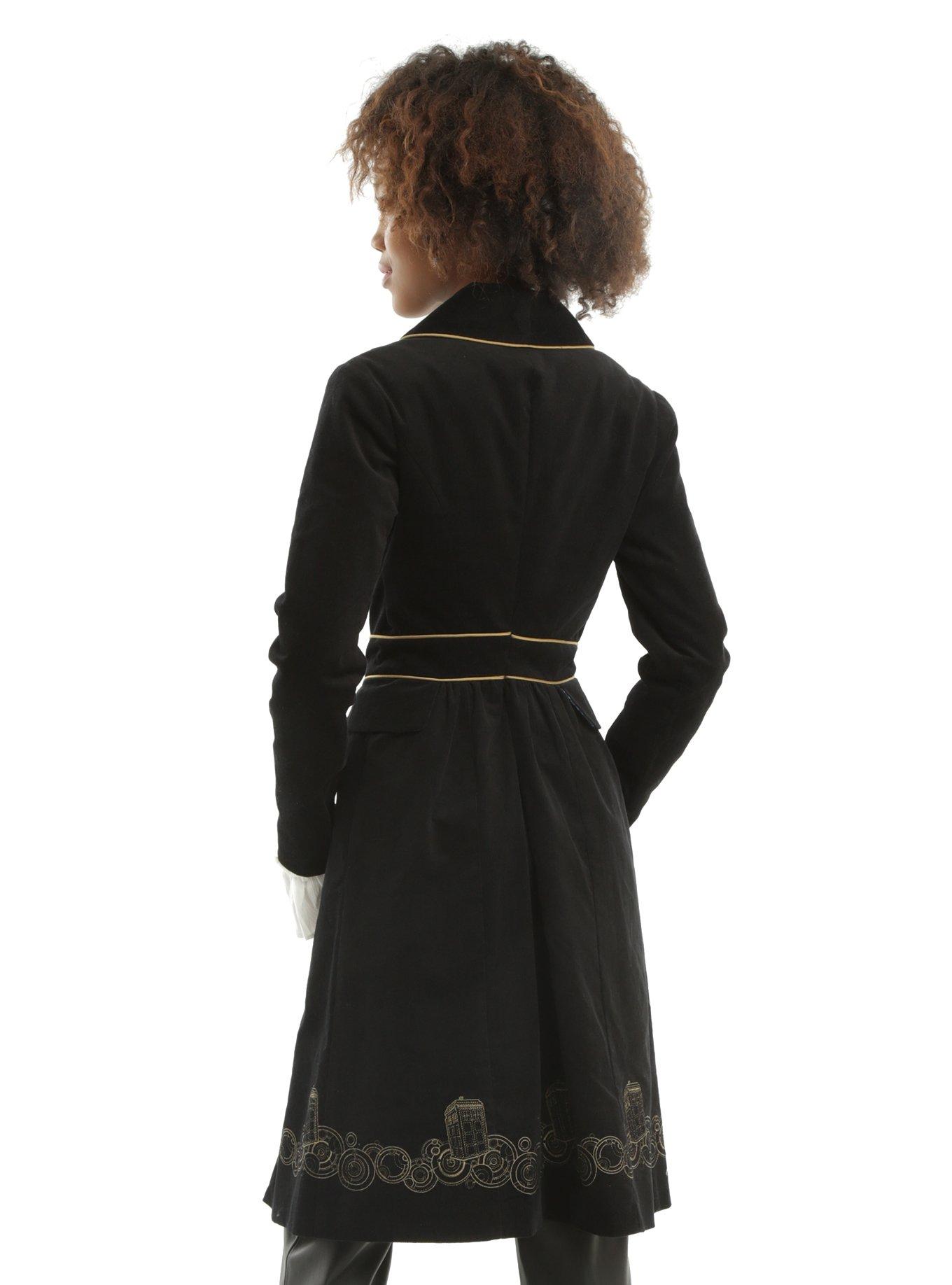 Doctor Who Embroidered TARDIS Girls Corduroy Coat, , alternate