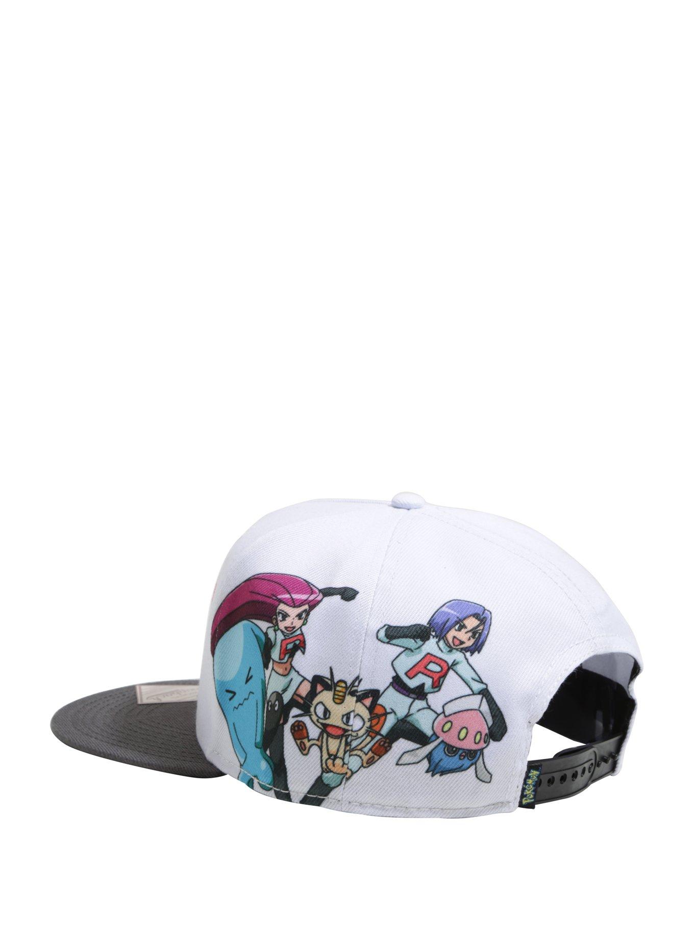 Pokemon Team Rocket Logo Snapback Hat, , alternate