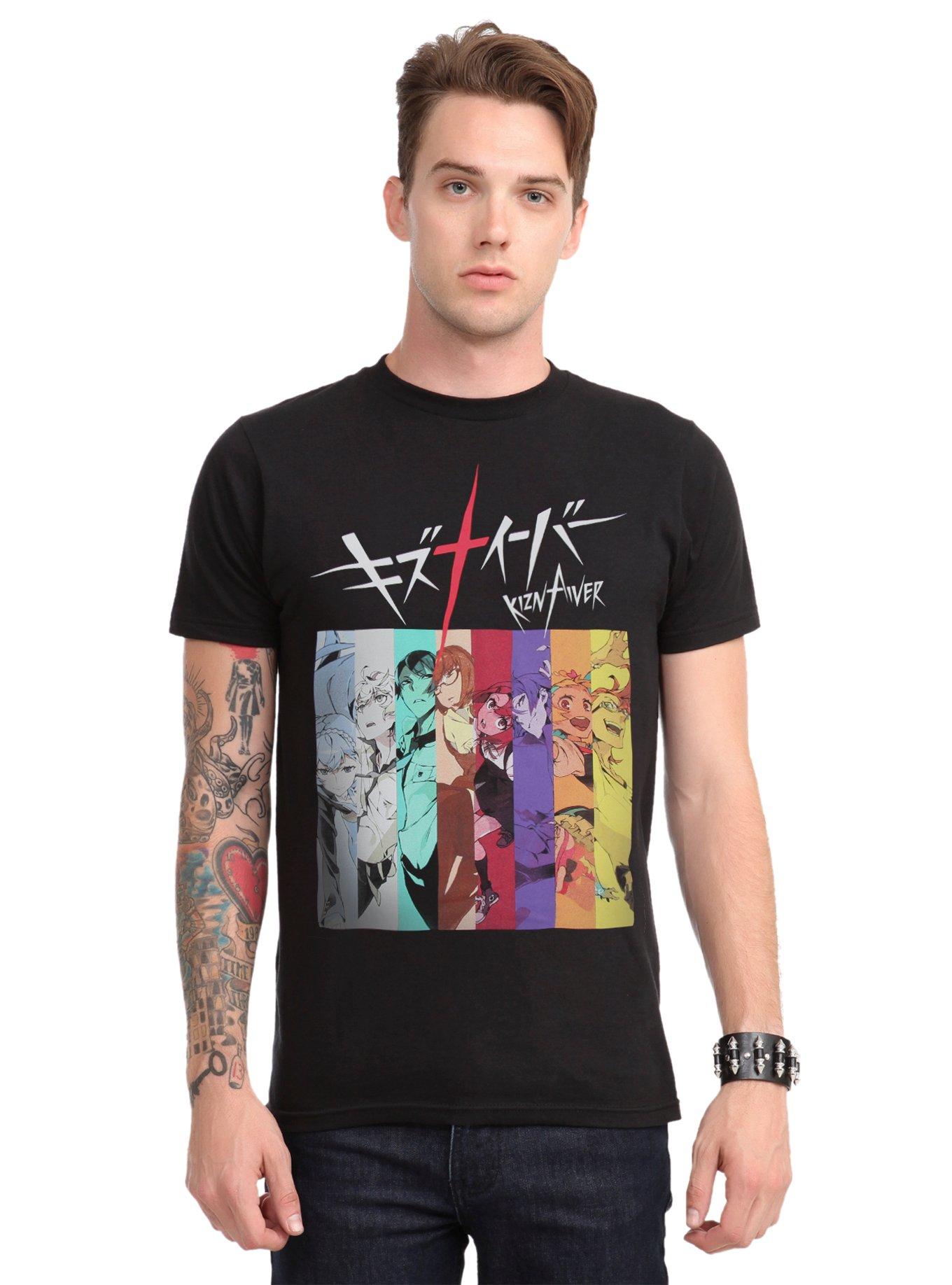 Kiznaiver Character Panels T-Shirt, , alternate