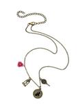 Disney Beauty And The Beast Charm Necklace, , alternate