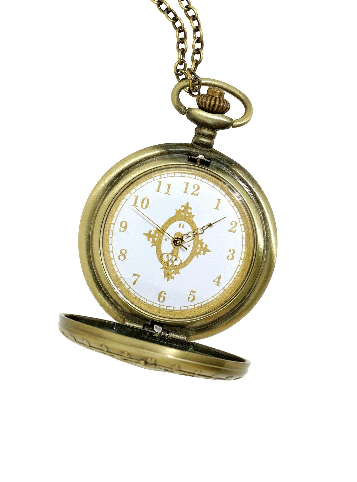 Disney Alice In Wonderland Pocket Watch Necklace, , alternate