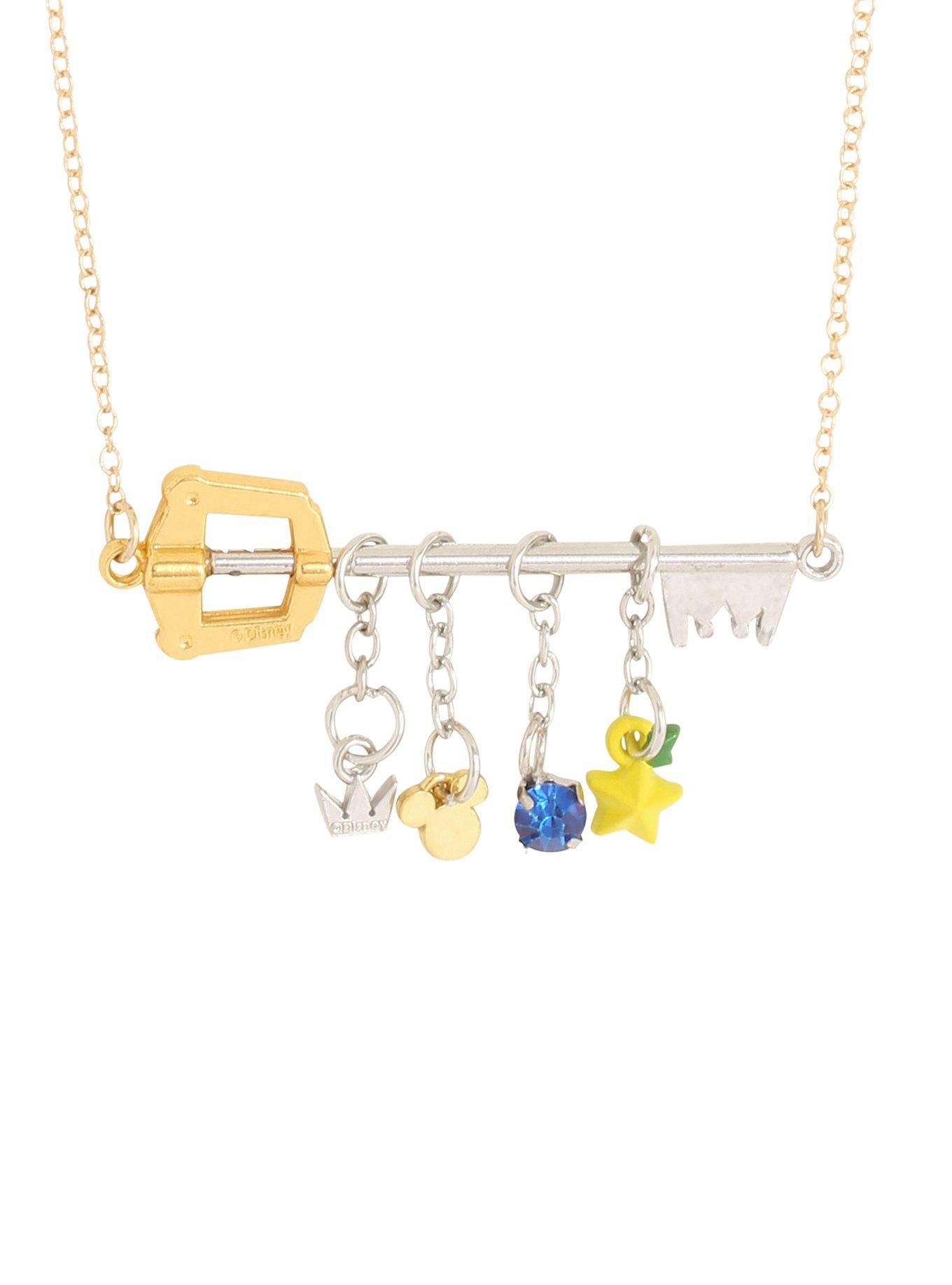 Disney Kingdom Hearts Keyblade Charm Necklace, , alternate