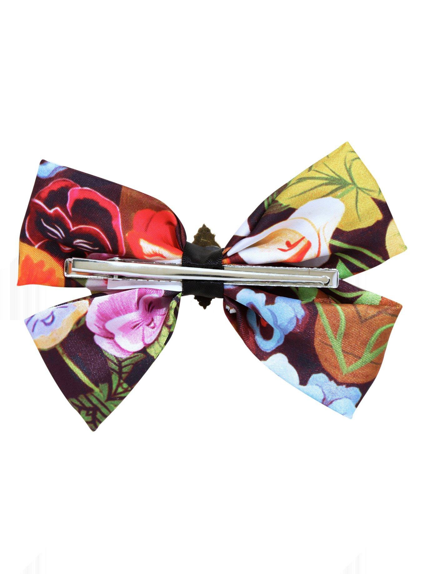 Disney Alice In Wonderland Flowers Hair Bow, , alternate
