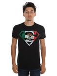 DC Comics Superman Mexico Flag Logo T-Shirt, , alternate