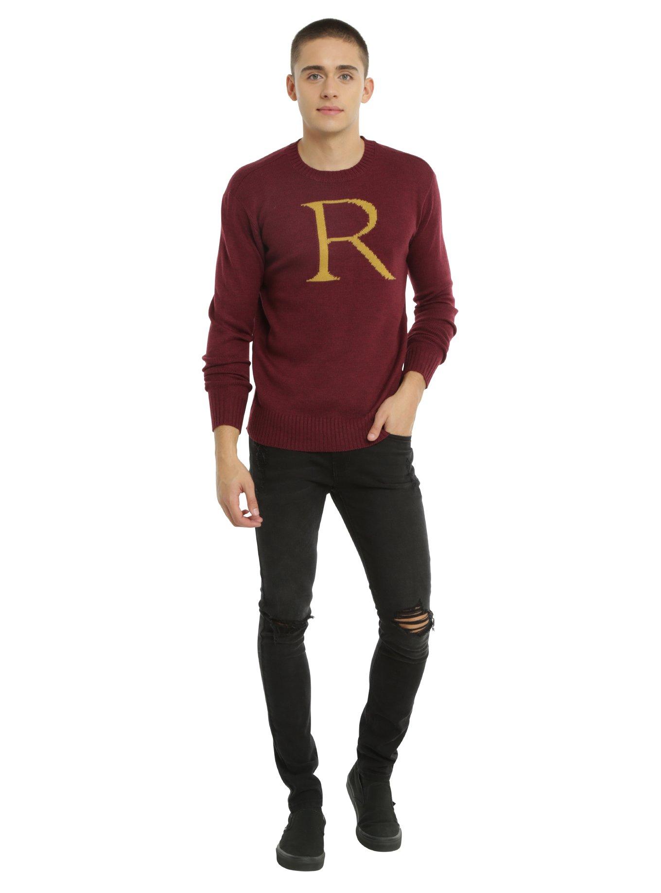 Harry Potter Ron Weasley Intarsia Pullover Sweater, , alternate