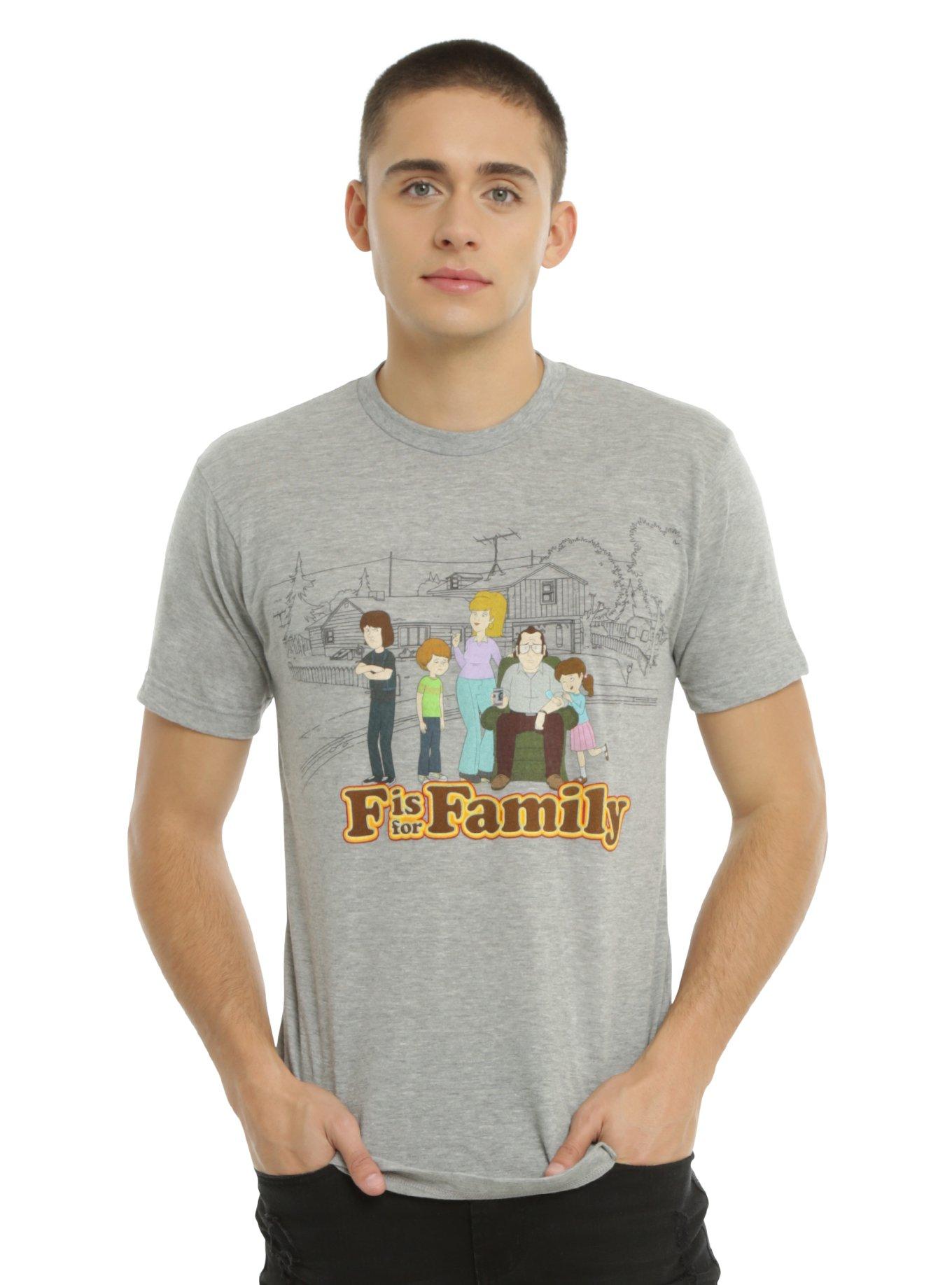 F Is For Family Murphy Family T-Shirt, , alternate