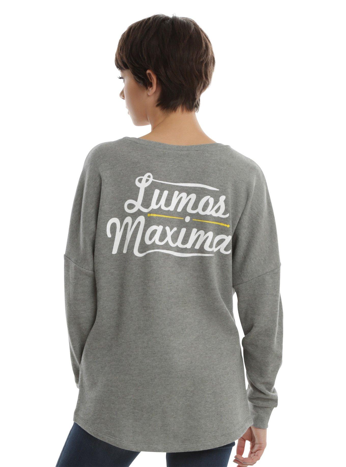 Fantastic Beasts And Where To Find Them Lumos Maxima Girls Pocket Sweatshirt, , alternate