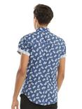 Doctor Who TARDIS Short-Sleeved Woven Button-Up, , alternate