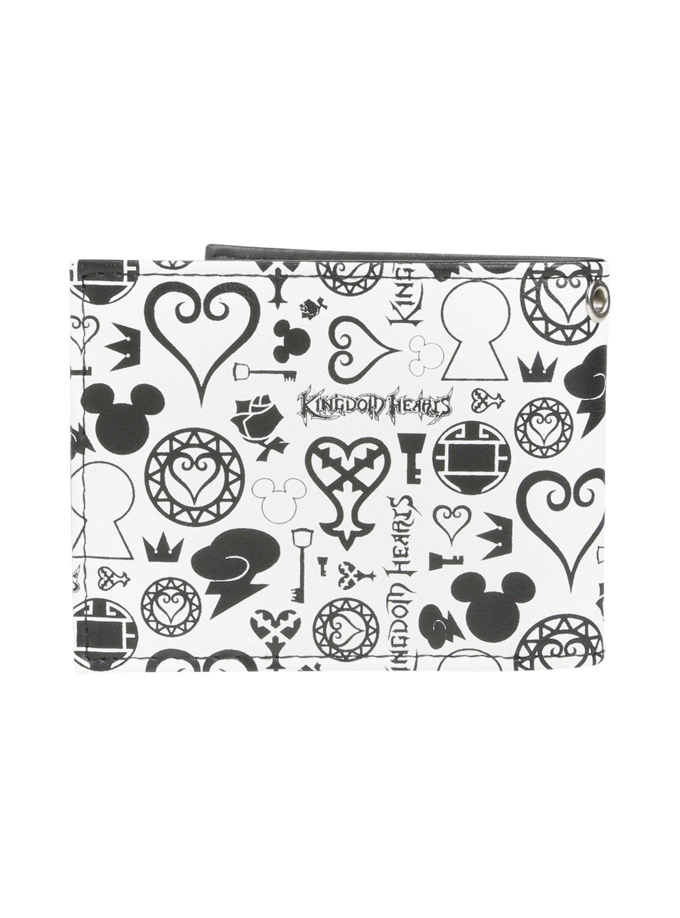 Disney Kingdom Hearts Symbols Bi-Fold Wallet, , alternate