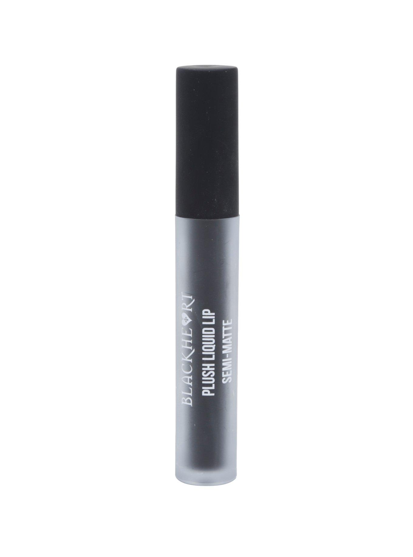 Blackheart Beauty Black Semi-Matte Plush Liquid Lip, , alternate