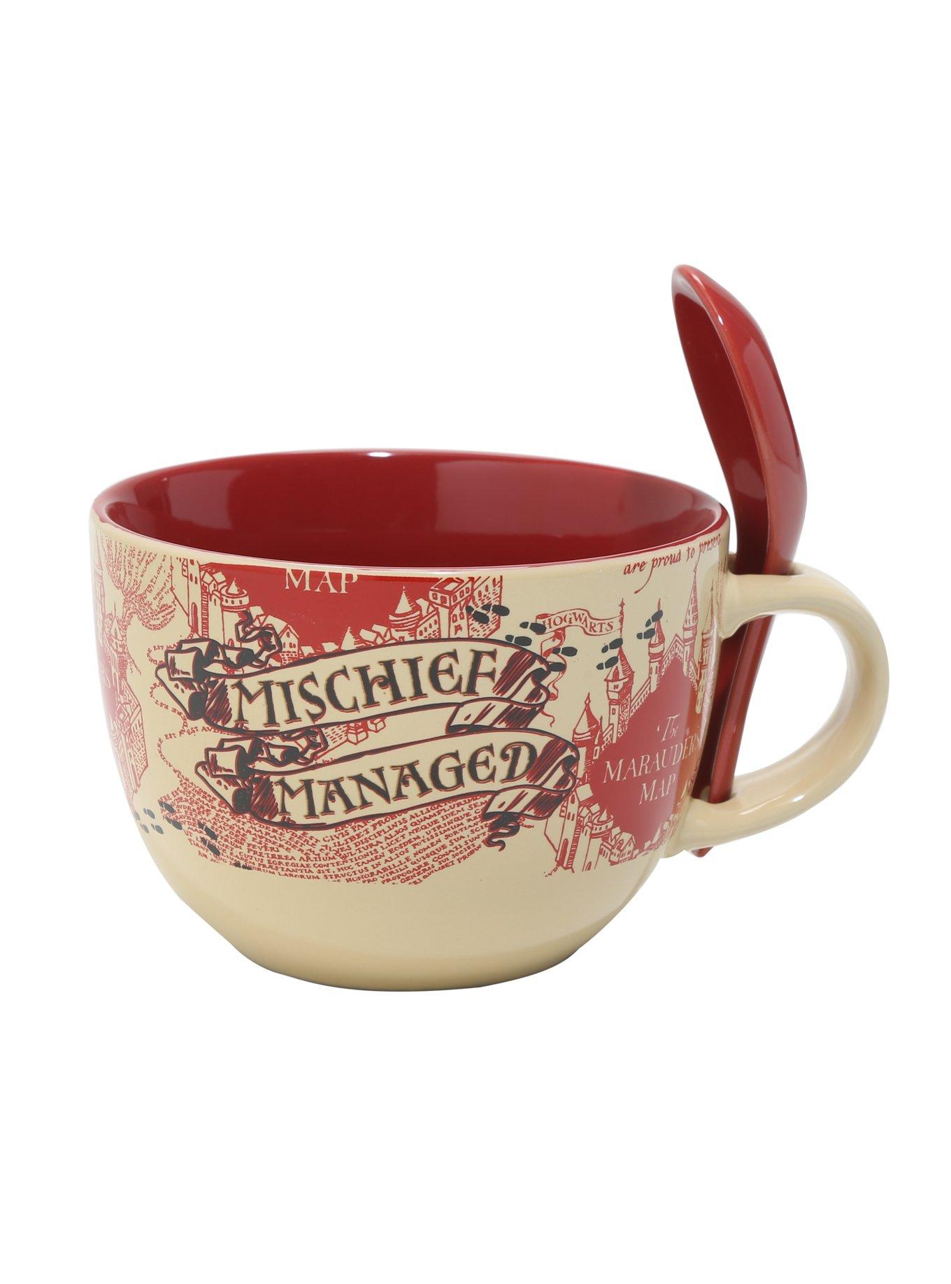 Harry Potter Mischief Managed Ceramic Soup Mug, , alternate