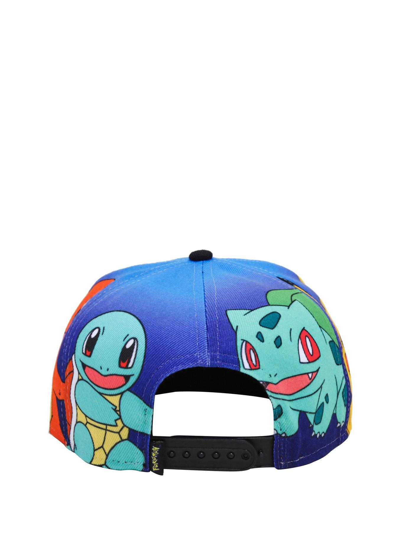 Pokemon Starter Pack Snapback Hat, , alternate