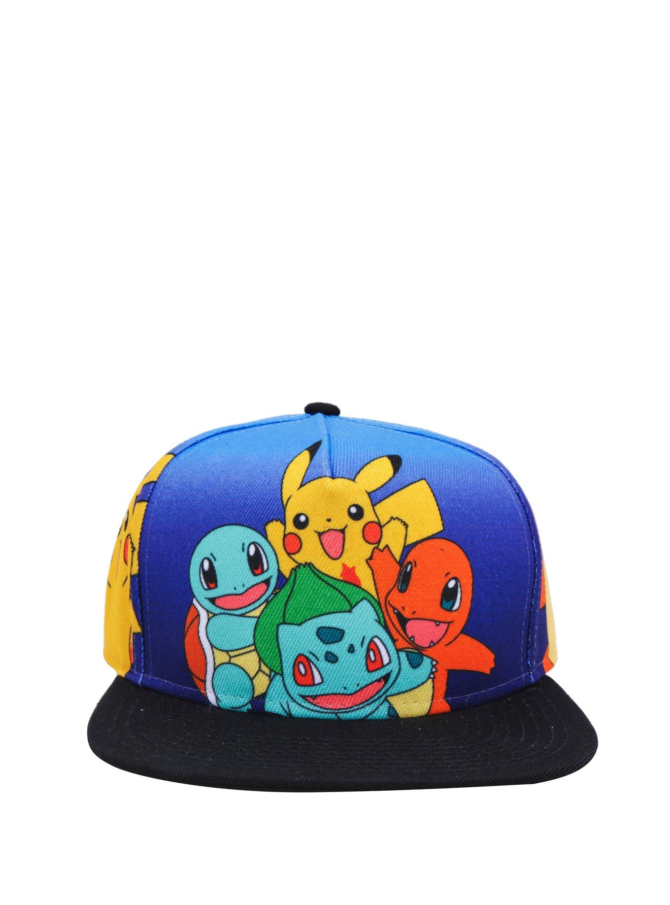 Pokemon Starter Pack Snapback Hat, , alternate