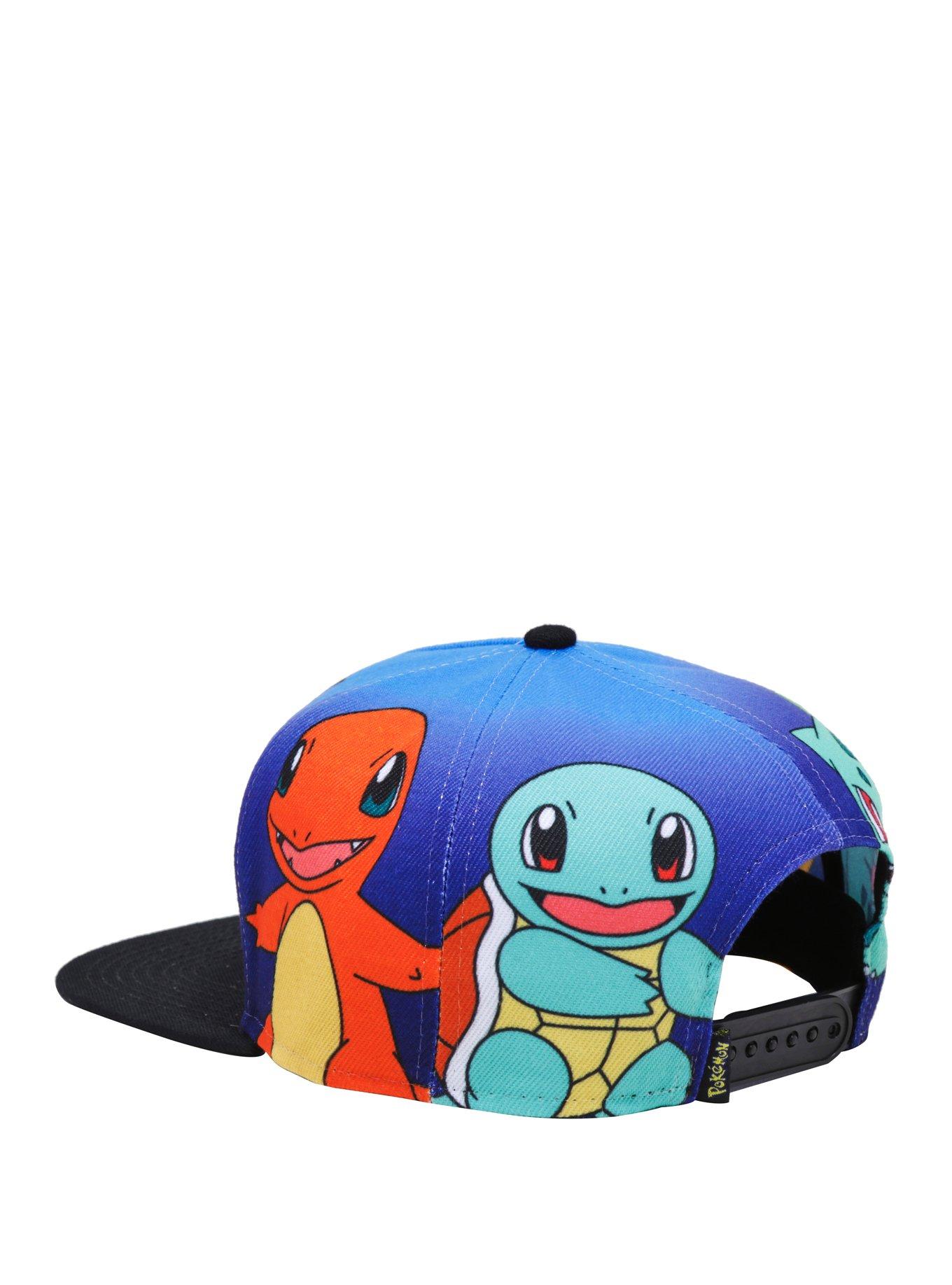 Pokemon Starter Pack Snapback Hat, , alternate