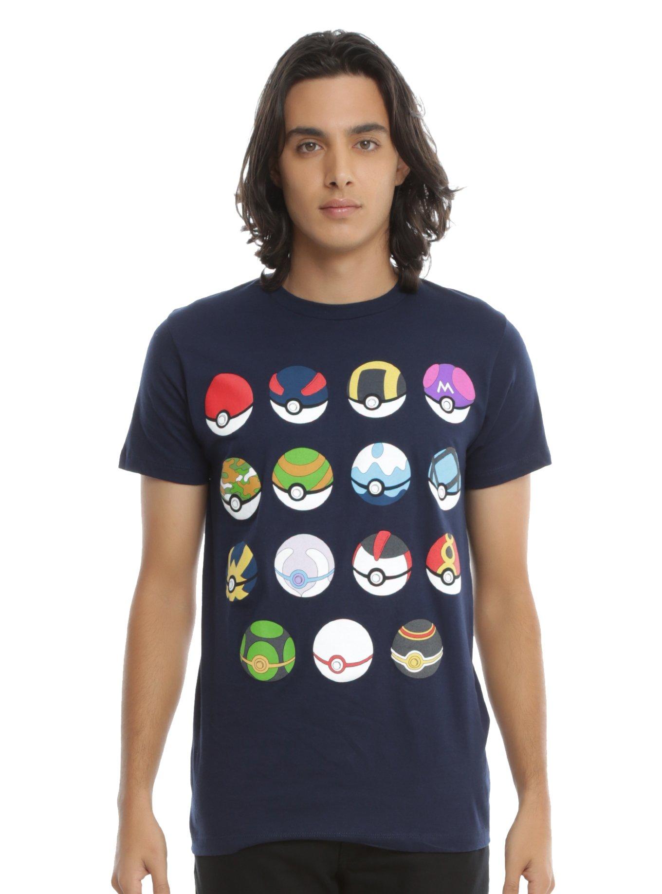 Pokemon 15 Poke Balls T-Shirt, , alternate