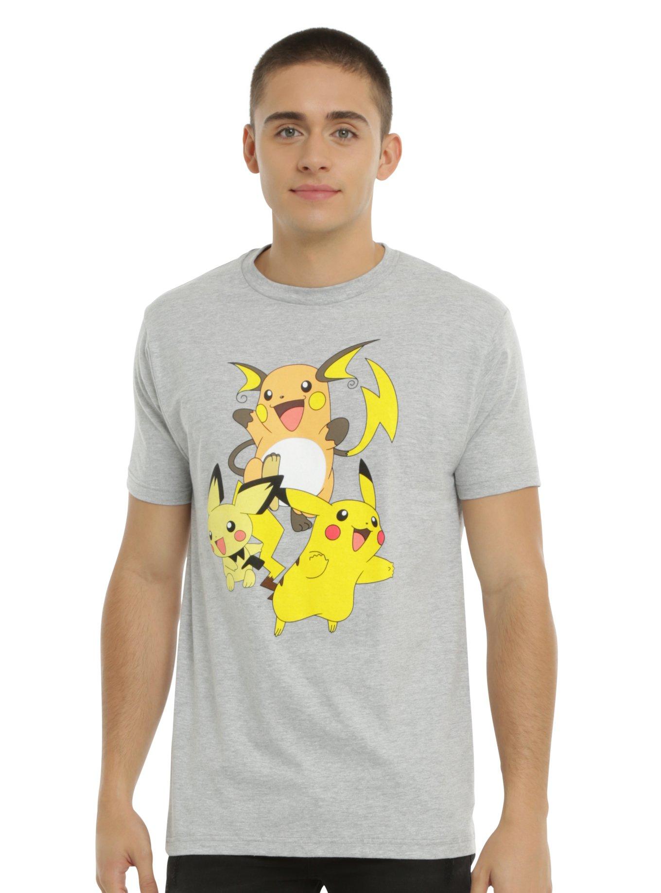 Pokemon Pikachu Evolution T-Shirt, , alternate