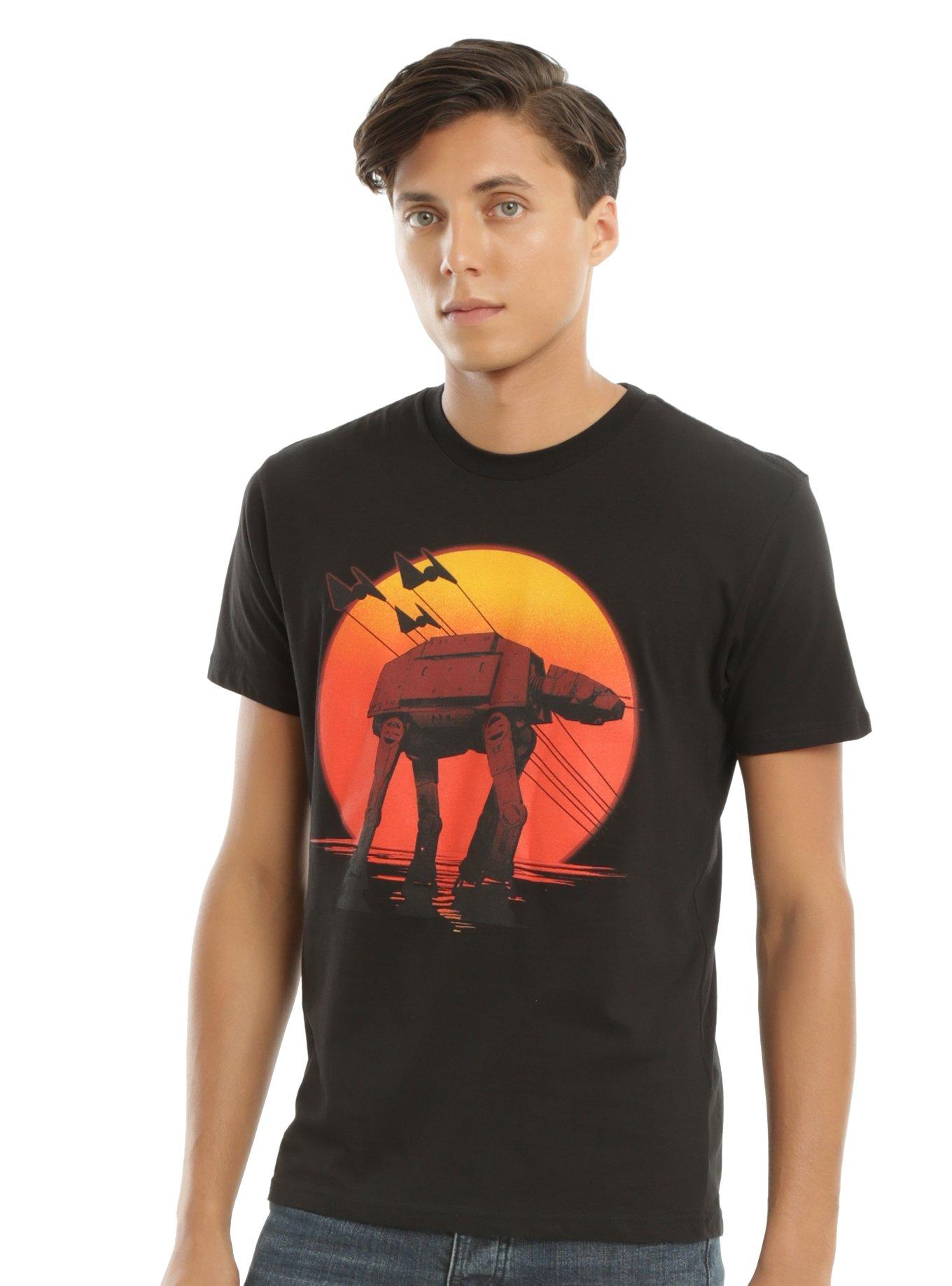 Star Wars Rogue One AT-AT Sunset T-Shirt, , alternate