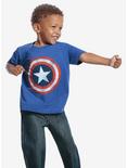 Marvel Captain America Distressed Logo Toddler Tee, , alternate